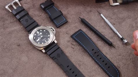 panerai 630 strap change|panerai watch strap replacement.